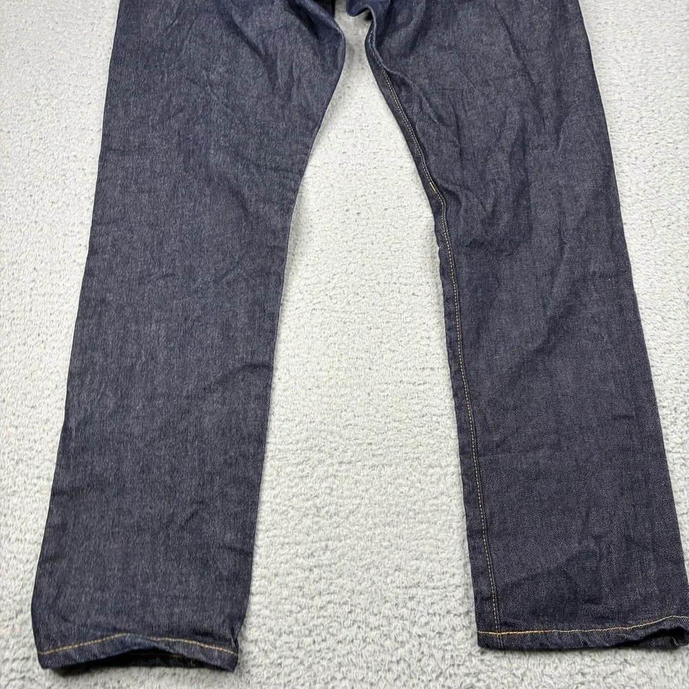 Detroit Denim Co Jeans Men's 35 (33x31) Blue Straight Leg Denim Pants